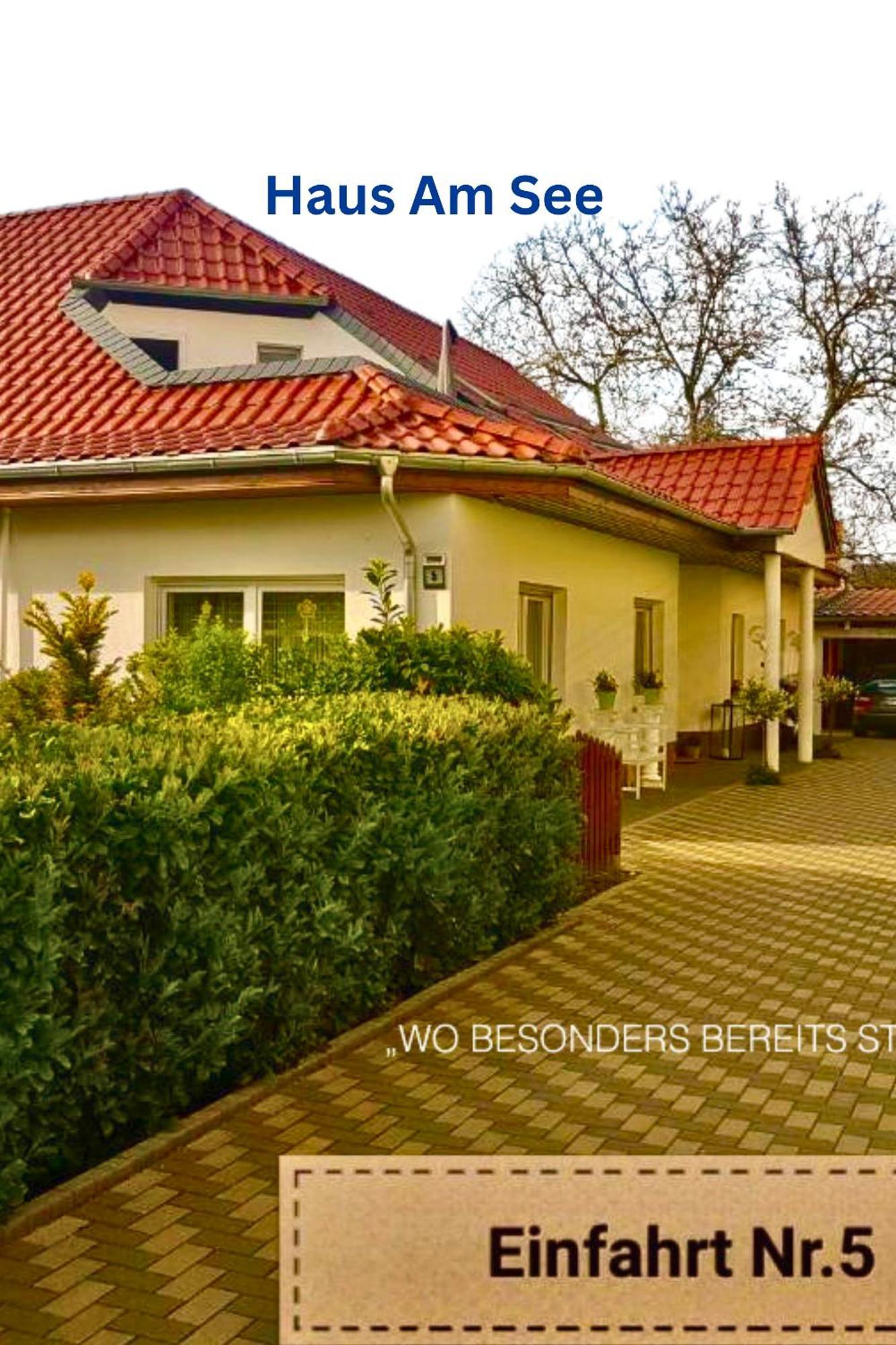 Haus Am See Bernburg Exteriör bild